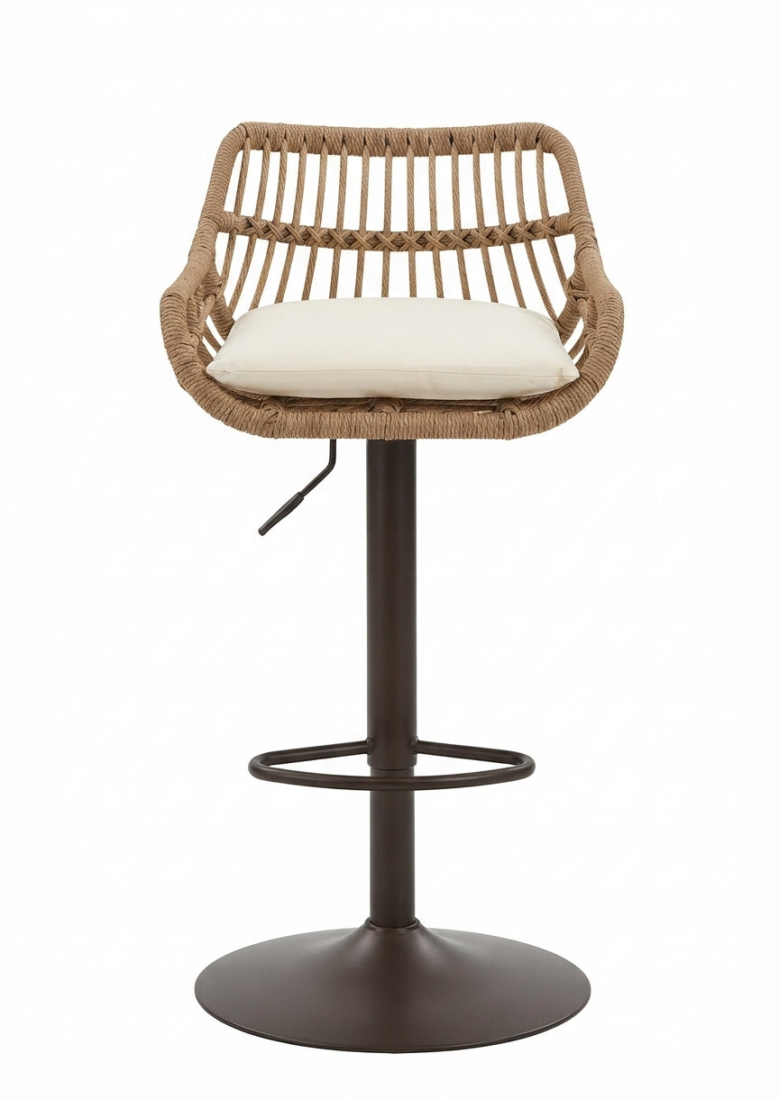 Tabouret de Bar Rotin Naturel Réglable – Java
