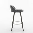 Tabouret de Bar Velours Gris – Norvello