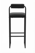 Tabouret de Bar Tissu Noir – Rovello
