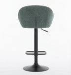 Tabouret de Bar Tissu Vert – Olvério