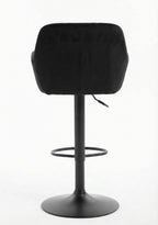 Tabouret de Bar Velours Noir – Marzio