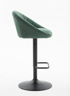 Tabouret de Bar Tissu Vert – Olvério