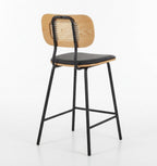 Tabouret de Bar Rotin & Bois – Calista