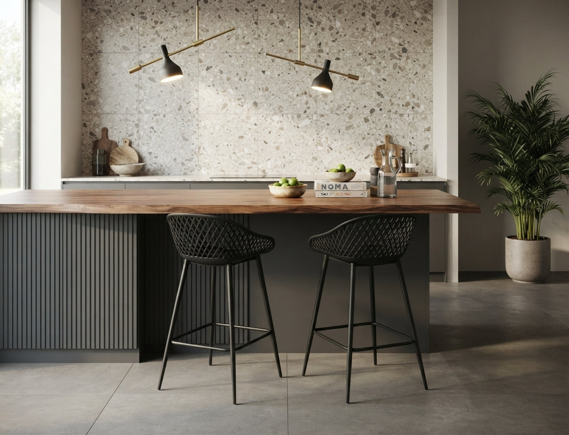 Tabouret de Bar Design Noir – Orvane
