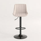 Tabouret de Bar Simili Cuir Beige – Freja