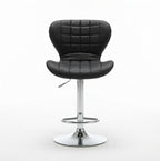 Tabouret de Bar Noir Capitonné – Novaro
