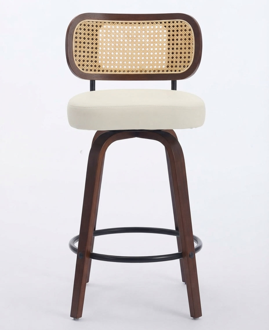 Tabouret de Bar Rotin Pivotant – Firenze