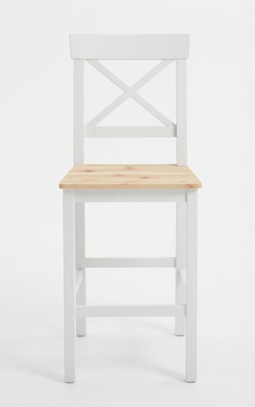 Tabouret de Bar en Bois de Pin Blanc – Brighton