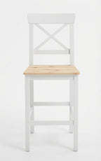 Tabouret de Bar en Bois de Pin Blanc – Brighton