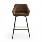 Tabouret de Bar Simili Cuir Marron – Bergen