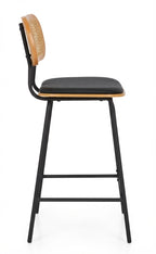 Tabouret de Bar Rotin & Bois – Calista