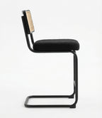Tabouret de Bar Rotin & Tissu – Valencia