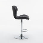 Tabouret de Bar Noir Capitonné – Novaro