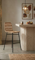Tabouret de Bar Rotin Tressé – Azura