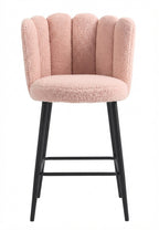 Tabouret de Bar Bouclette Rose – Elvoria