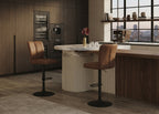 Tabouret de Bar Marron Réglable – Taviano
