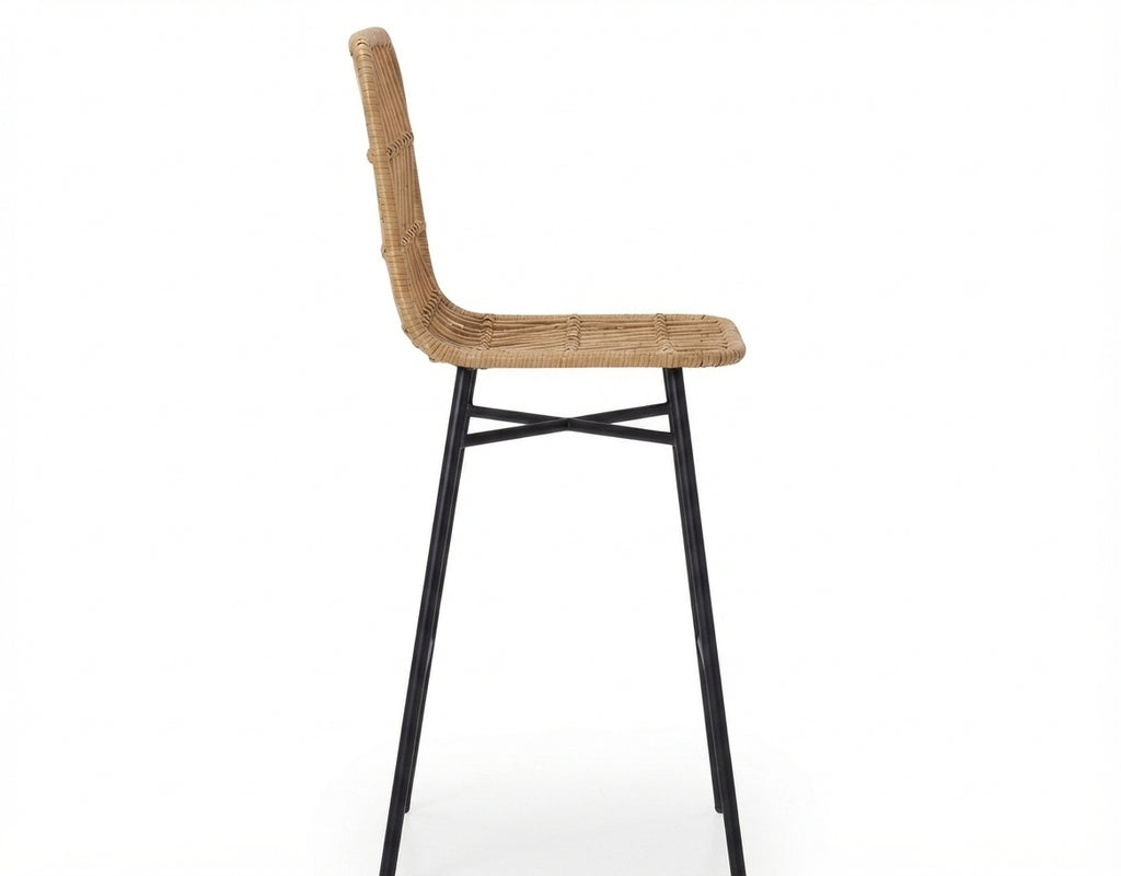Tabouret de Bar Rotin Tressé – Azura