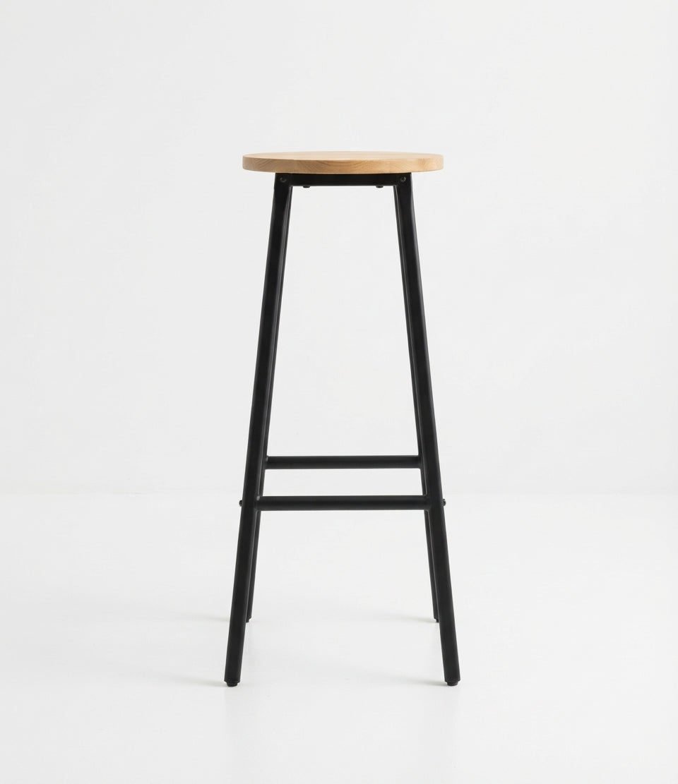 Tabouret de Bar Bois & Métal – Asti