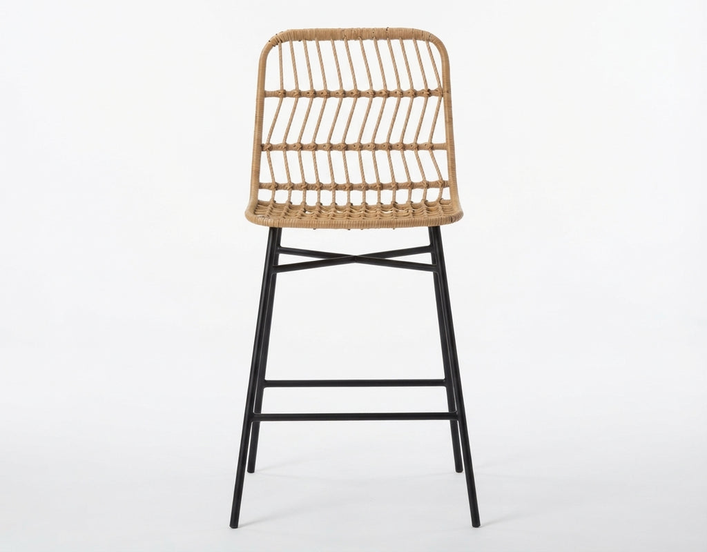 Tabouret de Bar Rotin Tressé – Azura