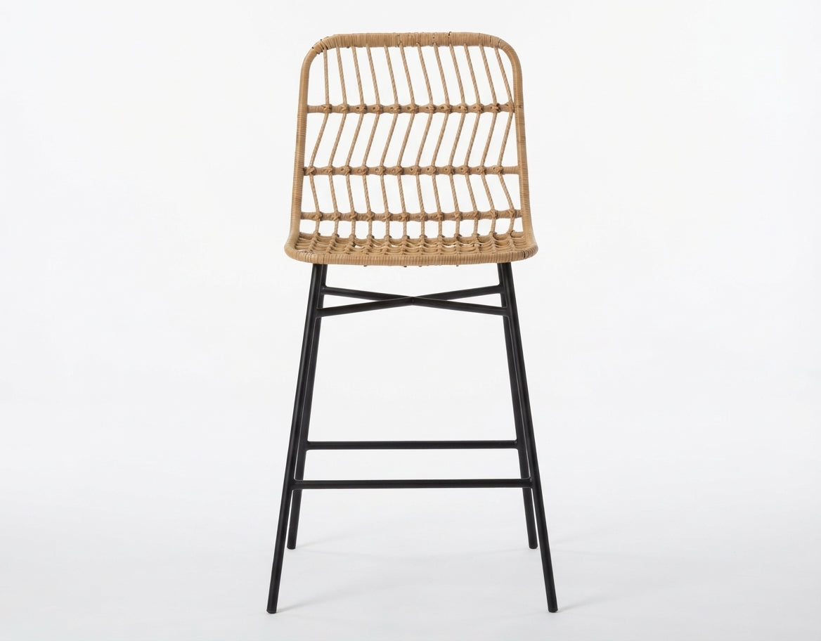 Tabouret de Bar Rotin Tressé – Azura