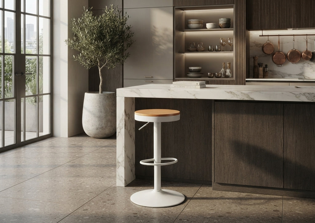 Tabouret de Bar Bois Réglable – Olym