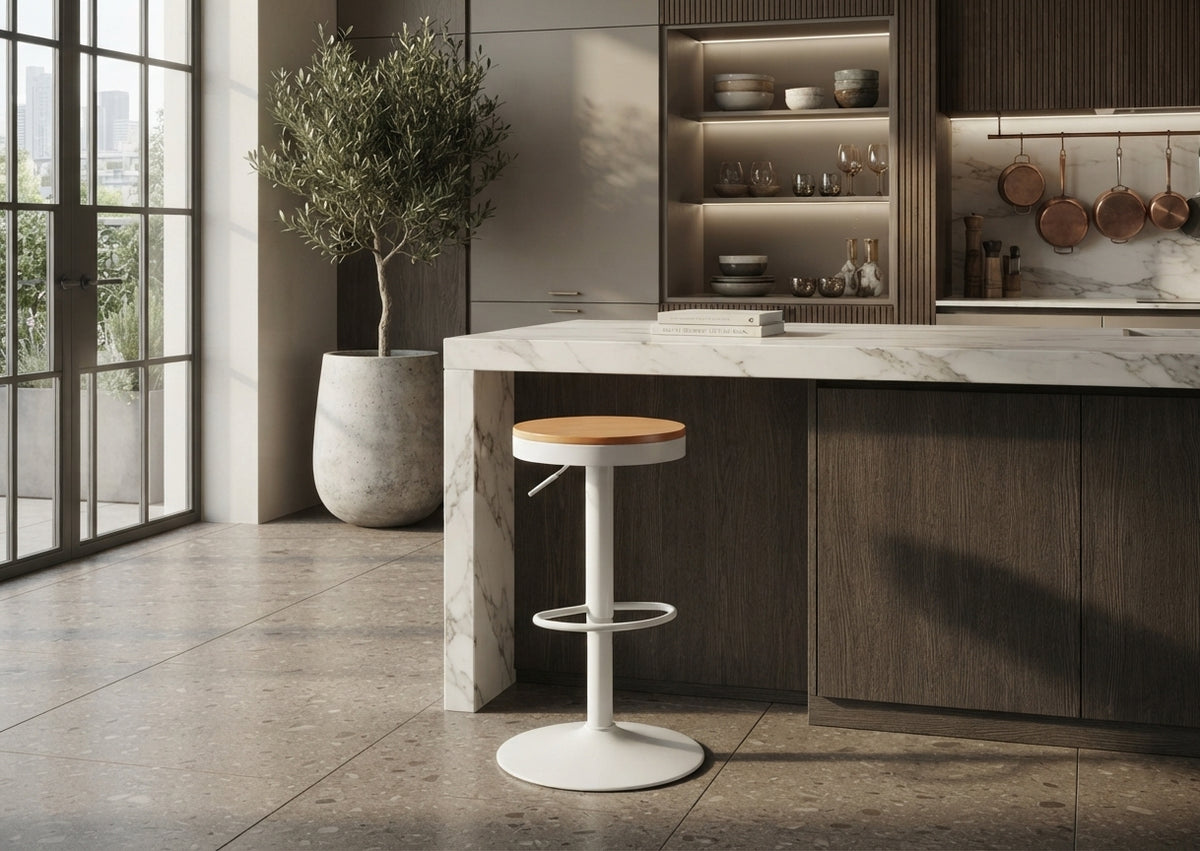 Tabouret de Bar Bois Réglable – Olym