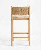 Tabouret de Bar en Bois & Rotin – Palma