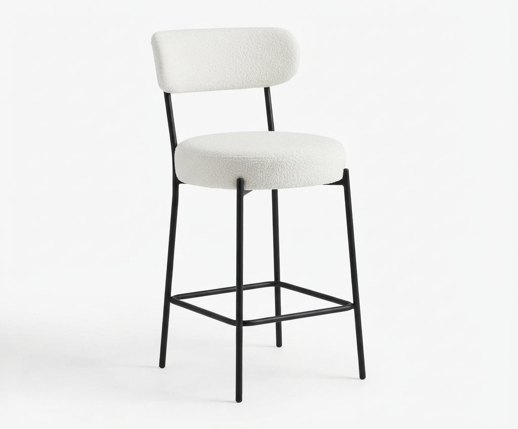 Tabouret de Bar Bouclette Crème – Évora