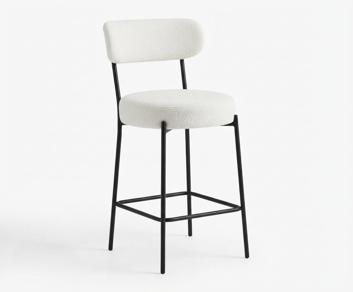 Tabouret de Bar Bouclette Crème – Évora