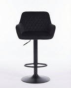 Tabouret de Bar Velours Noir – Marzio