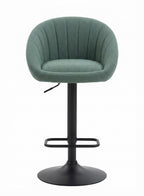 Tabouret de Bar Tissu Vert – Olvério