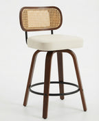 Tabouret de Bar Rotin Pivotant – Firenze