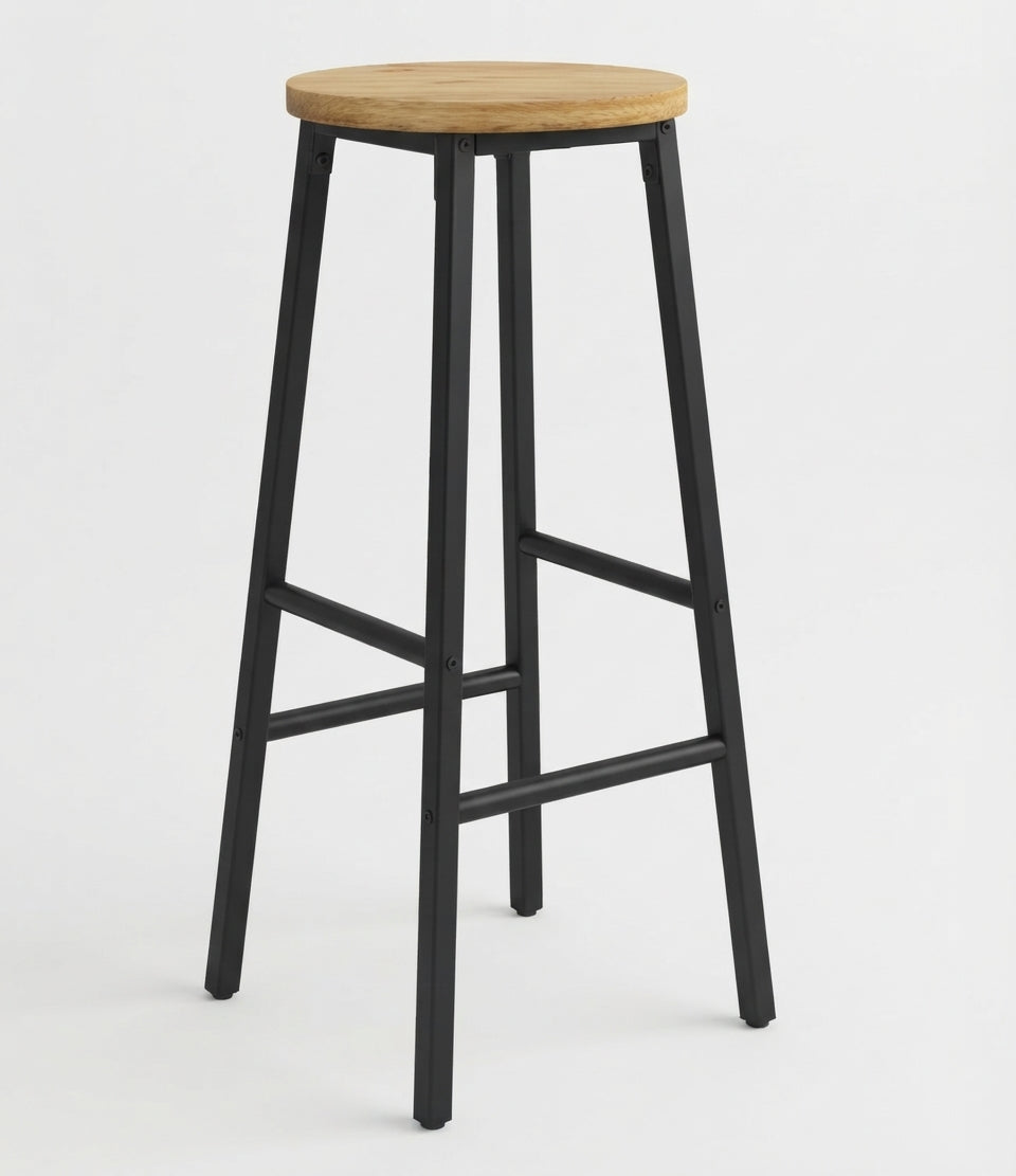 Tabouret de Bar Bois & Métal – Asti
