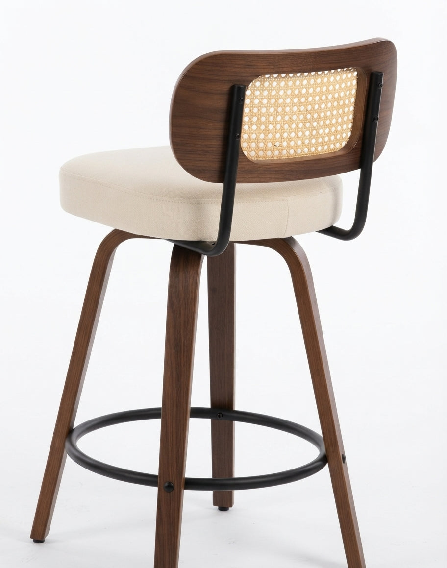 Tabouret de Bar Rotin Pivotant – Firenze