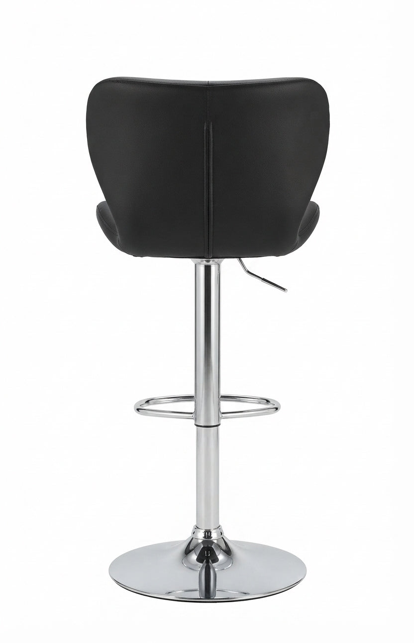 Tabouret de Bar Noir Capitonné – Novaro