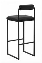 Tabouret de Bar Tissu Noir – Rovello