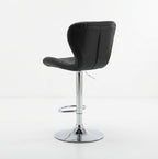 Tabouret de Bar Noir Capitonné – Novaro